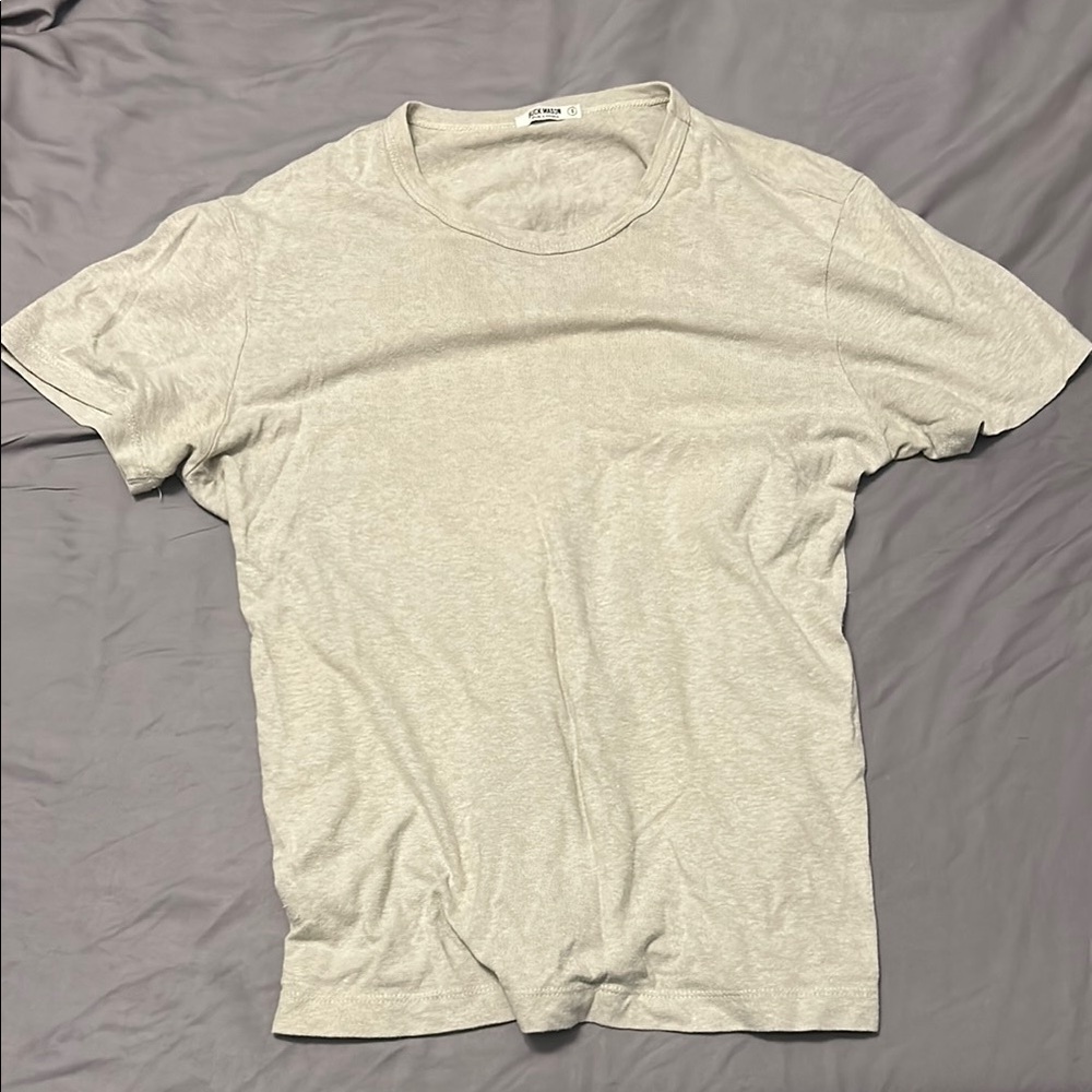Buck Mason Heather Gray Tee